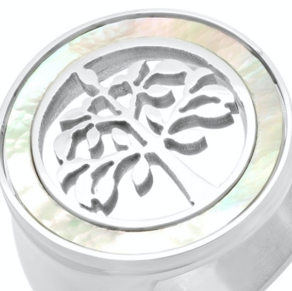Tree of Life Mother of Pearl Ring - Picture 3 of 3